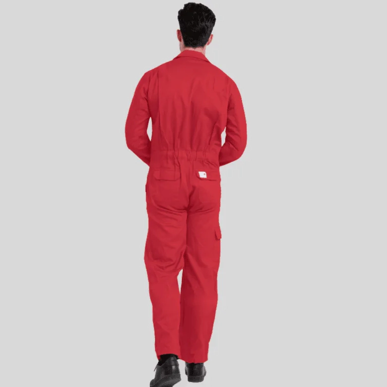 Q&Q Flame Resistant Coverall – 100% Cotton, FR Workwear with ATPV 11.5 cal/cm² (CAT 2) - Image 3