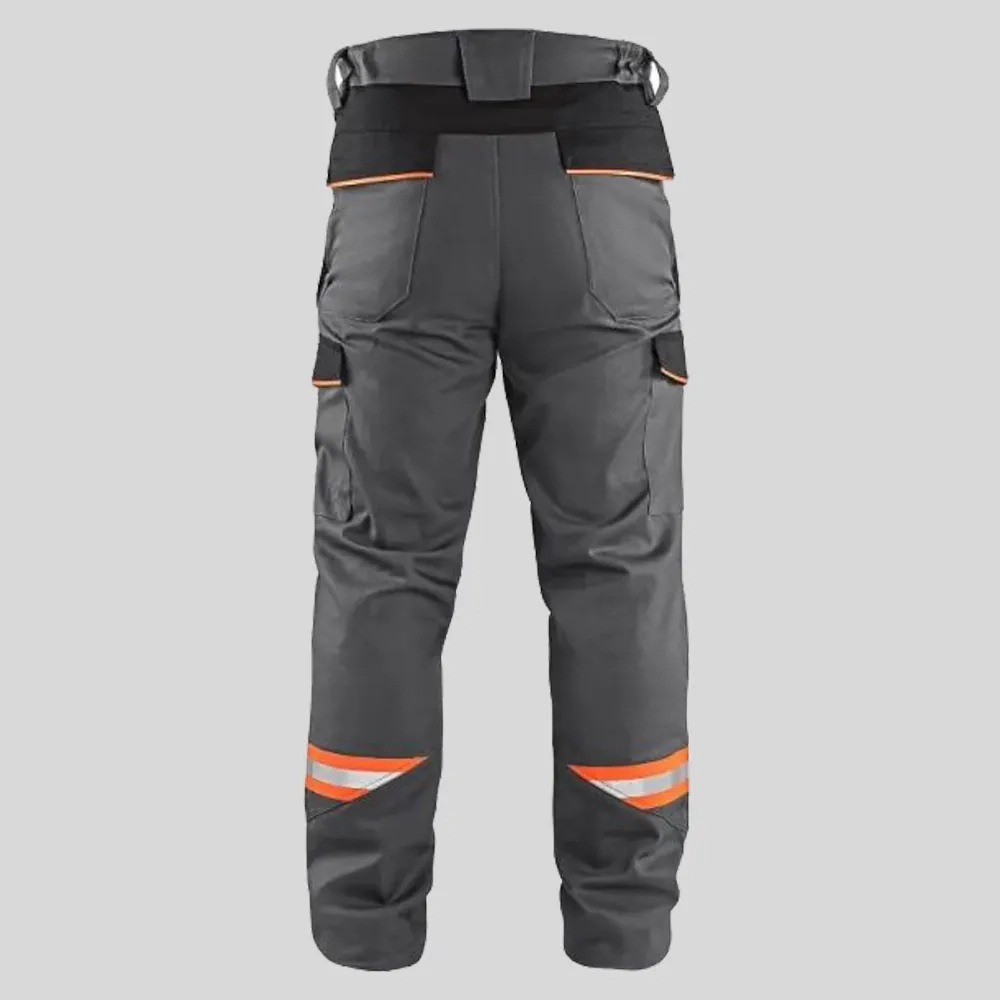 Q&Q WorkTech-Multi Protective Trousers – Grey/Black - Image 2