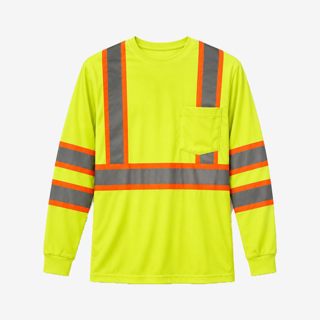 Neon Green Hi-Vis T-Shirt Round Neck