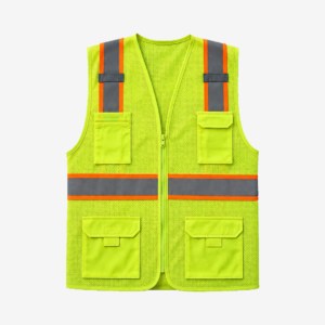 Neon Green Meshnet Hi-Vis Safety Vest SVY1212