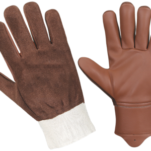 Unisex Leather Driver Gloves Thinsulate Liner Mechanics Works Utility Glove