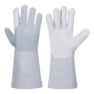 WHITE WELDING GLOVES